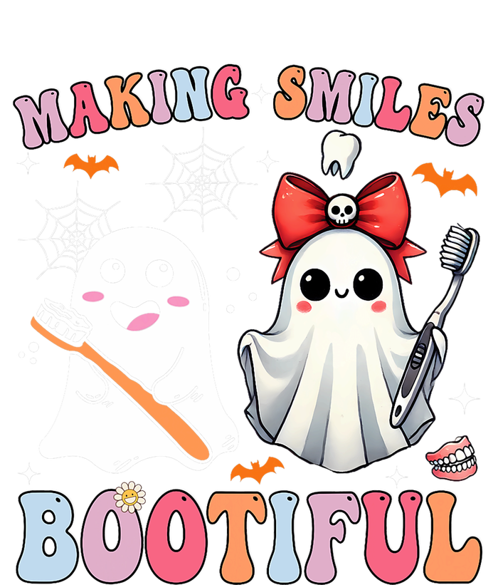 Making Smiles Bootiful Dentist Funny Halloween Ghost Dental Women's Pullover Hoodie