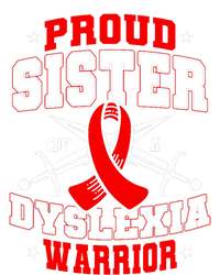 Proud Sister Of A Dyslexia Warrior Dyslexic Female Supporter Softstyle Adult Sport Polo