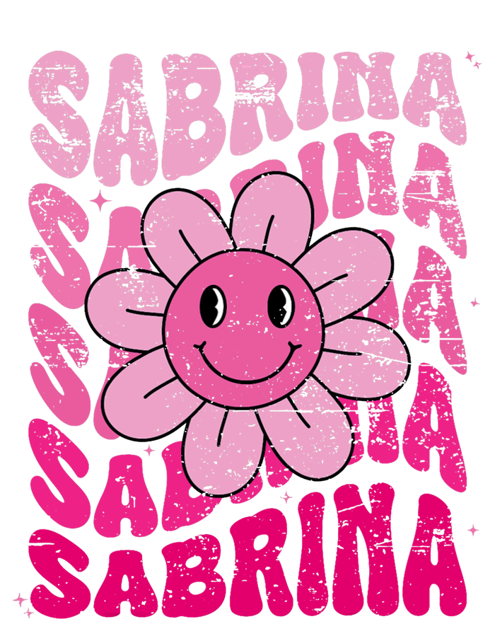 Sabrina First Name I Love Sabrina Groovy 80S Vintage Kids Tie-Dye T-Shirt