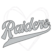 Raiders Heart Name Vintage Retro Gift Boy Girl T-Shirt