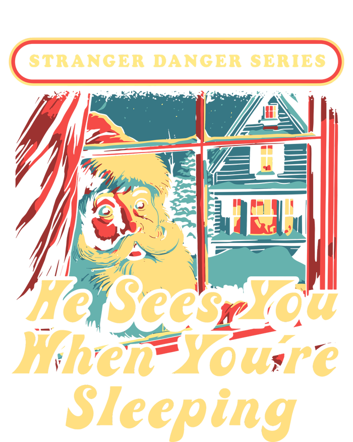 Stranger Danger Series He Sees You When YouRe Sleeping 7-Panel Snapback Hat