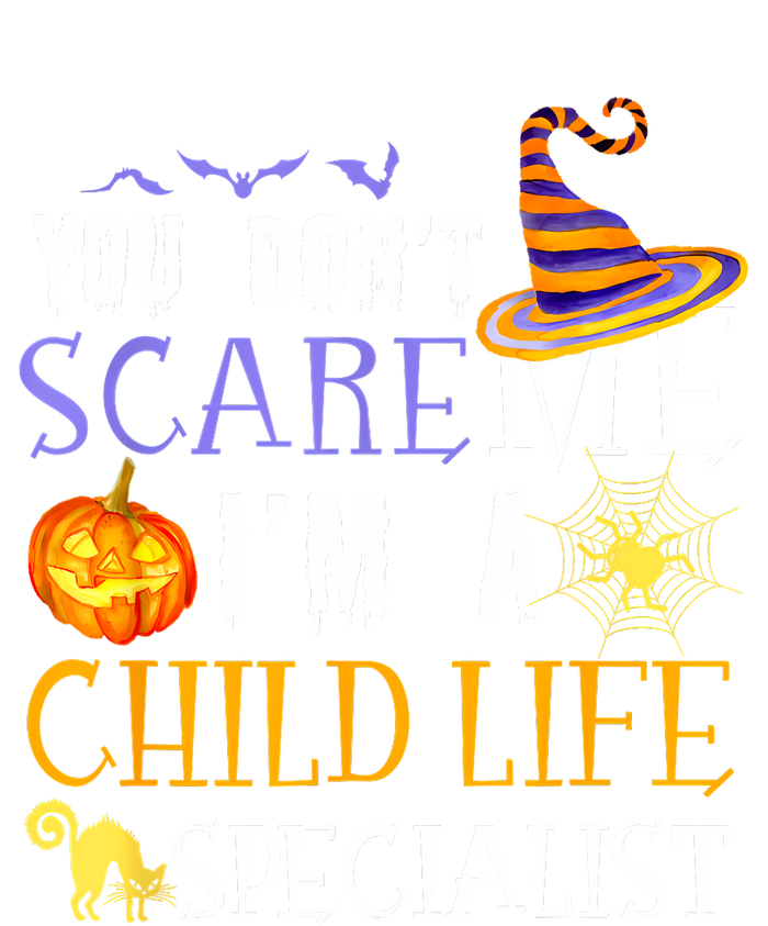 You DonT Scare Child Life Specialist Halloween Saying Fun Softstyle Adult Sport Polo