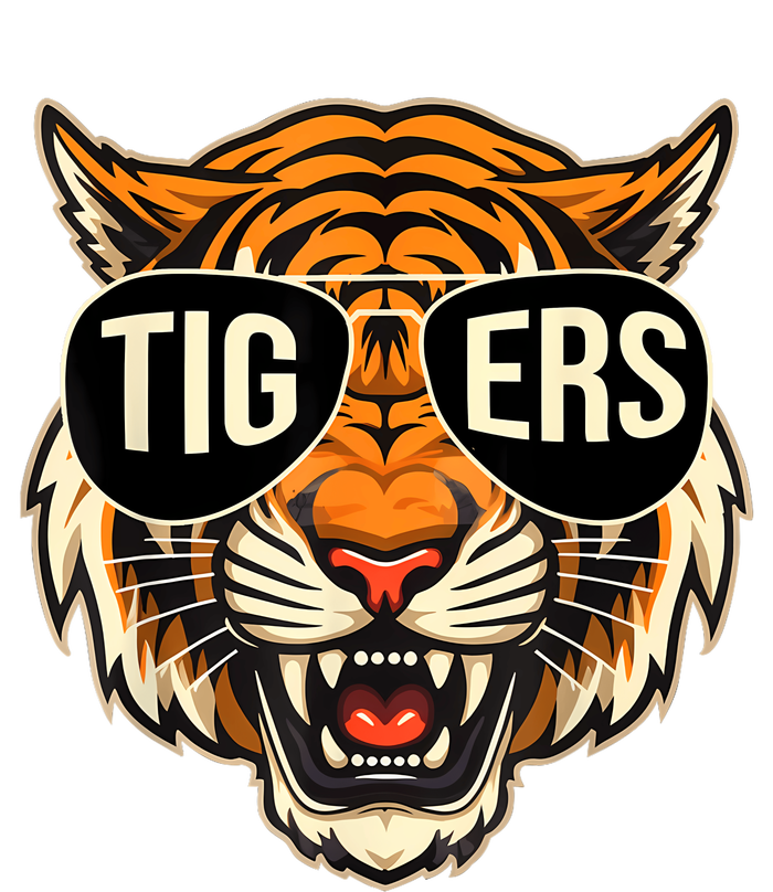 Tigers Vintage Sports Name Design Women Girl T-Shirt