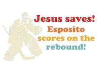 Jesus Saves Esposito Scores On The Rebound Women's Racerback Tank