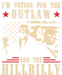 Im Voting For The Outlaw And The Hillbilly Trump Vance 2024 Usa Election T-Shirt