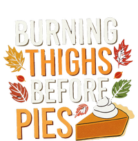 Funny Burning Thighs Before Pies Thanksgiving Family 2024 T-Shirt