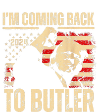 IM Coming Back To Butler Trump Fight Vote Trump President Hooded Wearable Blanket