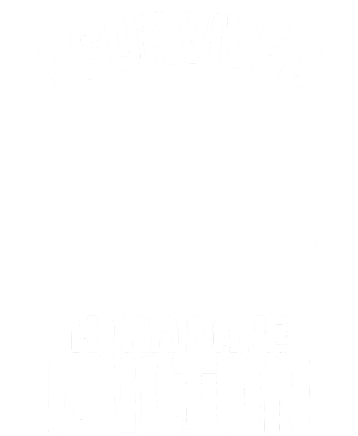 I Survived Hurricane Milton Florida Strong Silk Touch Performance Long Sleeve Polo