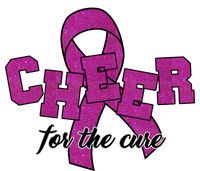 Cheer For The Cure Breast Cancer Awareness Ribbon T-Shirt