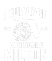 I Survived Hurricane Milton 2024 Florida Survivor Hurricane Graphic T-Shirt