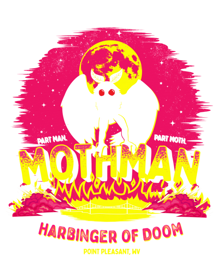 Mothman Harbinger Of Doom! Funny Cute Cryptid Creature T-Shirt