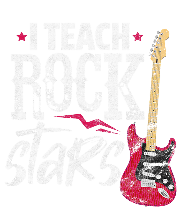 I Teach Rock Stars Funny Music Teacher Guitar Player T-Shirt