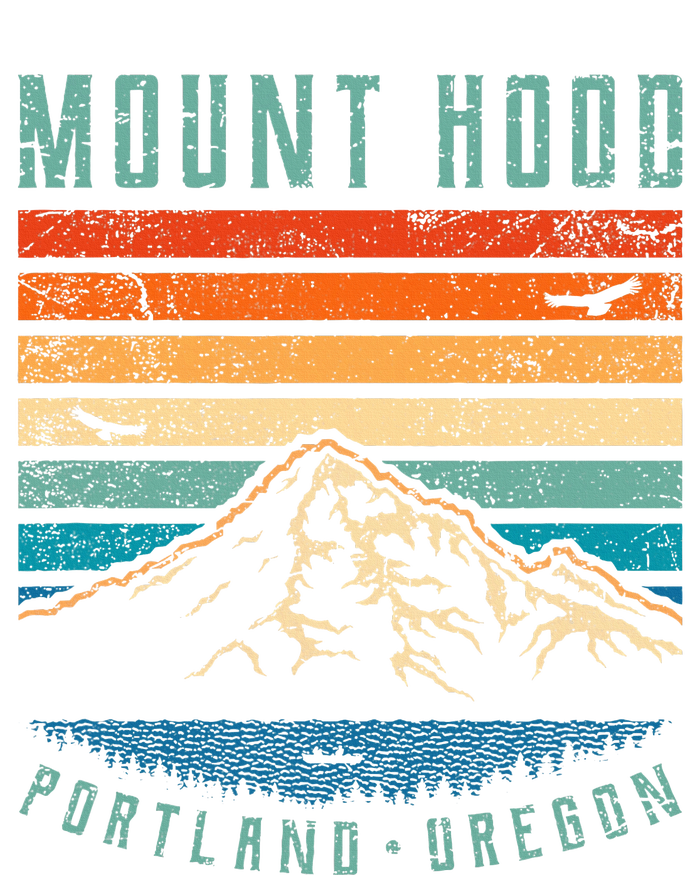 Mt Hood Retro Mount Hood Portland Oregon T-Shirt