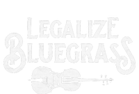 Legalize Bluegrass! Funny Vintage Fiddle Violin Graphic Womens Funnel Neck Pullover Hood