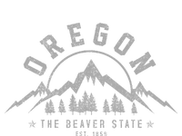 Oregon The Beaver State Est. 1859 Vintage Mountains Mesh Reversible Basketball Jersey Tank