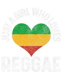 Just A Girl Who Loves Reggae Music Rastafari Rasta Gift Women's Knotted Racerback Tank