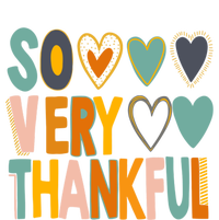 So Very Thankful Colorful Hearts Nice Thanksgiving Gift T-Shirt