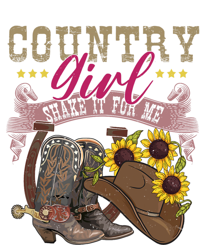 Shakes It For Me Country Music Cowgirl Boots Sunflower T-Shirt