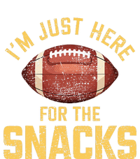 IM Just Here For The Snacks Football T-Shirt