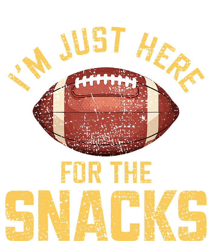 IM Just Here For The Snacks Football T-Shirt