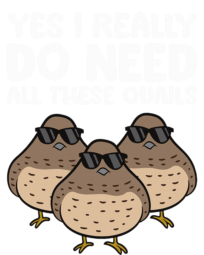 Quail Breeder Yes I Really Do Need All These Quails Women's Racerback Tank