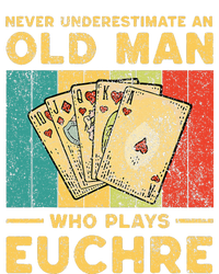 Never Underestimate An Old Man Who Plays Euchre T-Shirt