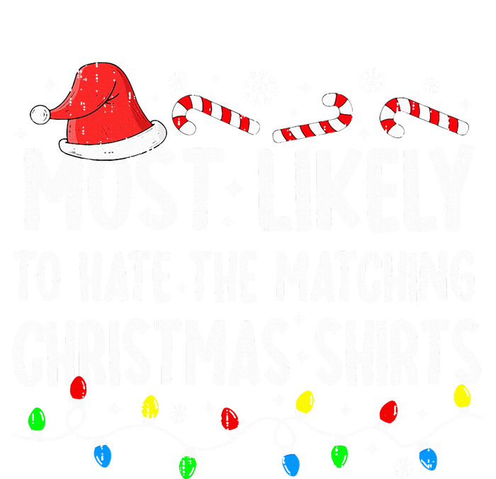 Most Likely To Hate Matching Christmas Family Pajamas 16 in Basic Backpack