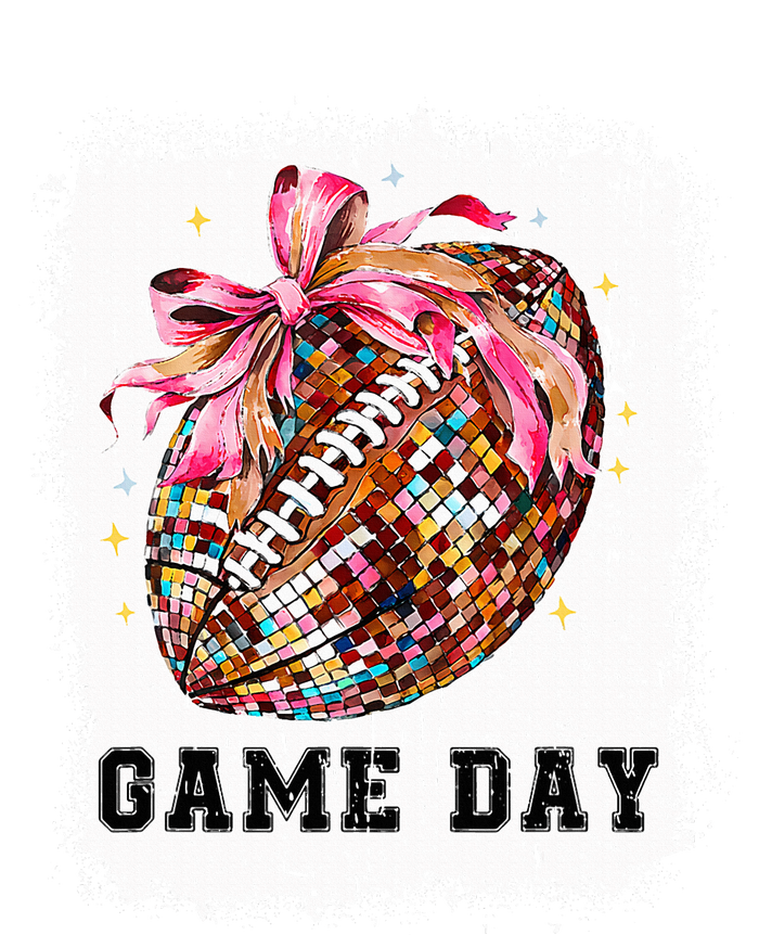 Game Day Football Season Football Bow Short Acrylic Beanie