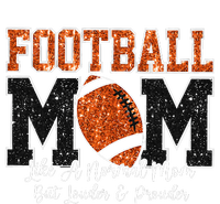 Football Mom Like A Normal Mom But Louder & Prouder Game Day Women's V-Neck T-Shirt