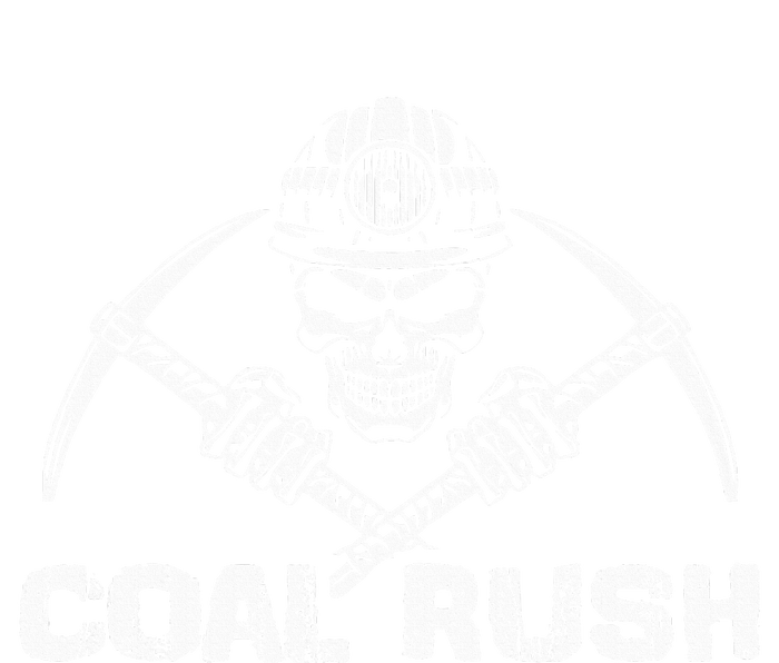 Coal Rush Wv With Skeleton Skull Miner Hard Hat T-Shirt