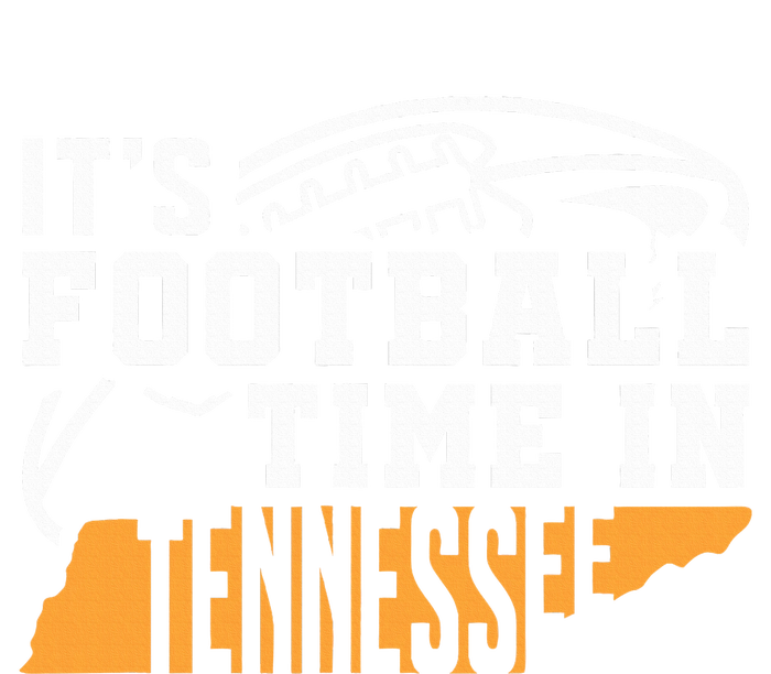 ItS Football Time In Tennessee Orange And White Cooling Performance Long Sleeve Crew