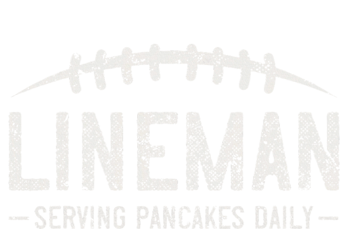 Lineman Serving Pancakes Daily Funny Vintage Football T-Shirt