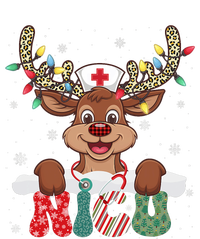 Nicu Nurse Reindeer Nurse Hat Christmas Light Women Girl Performance Long Sleeve Polo