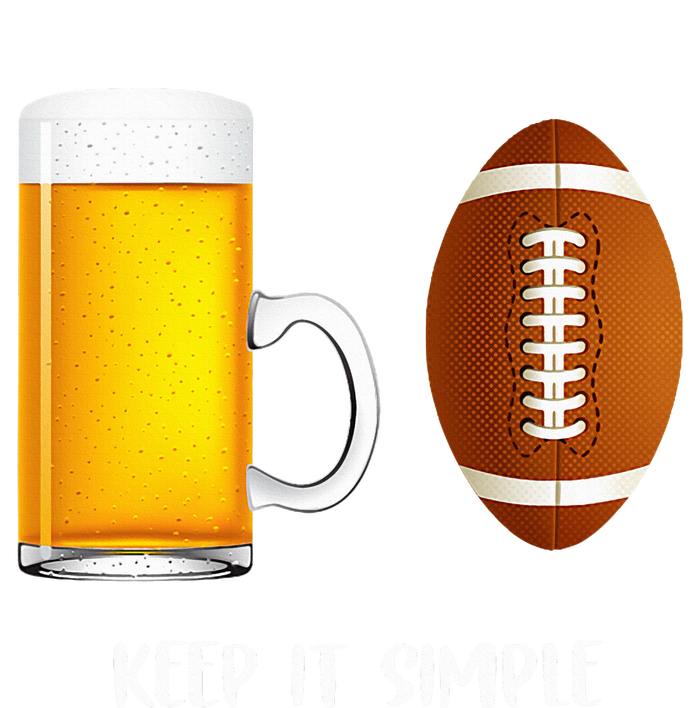 Keep It Simple Beer College Football Funny Common PosiCharge Competitor Tank