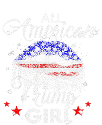 All American Trump Girl Mouth Diamond USA-Made Snowflake Beanie