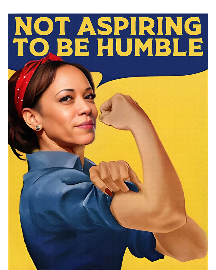 Kamala Harris Not Aspiring To Be Humble Softstyle Adult Sport Polo