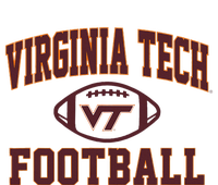 V.I.R.G.I.N.I.A Tech Hokies Arch Football White Toddler Fine Jersey T-Shirt