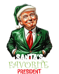 Santas Favorite President Funny Trump Happy Christmas Day Premium T-Shirt