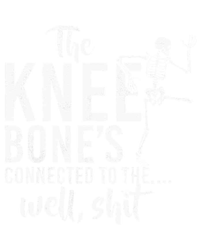 The Knee BoneS Connected To The Well Shit Amputee Gifts Grommeted Golf Towel