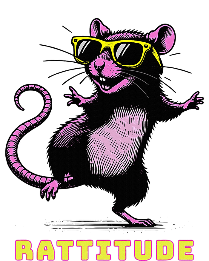 Rat Meme Rattitude Rat Sunglasses Dancing Button