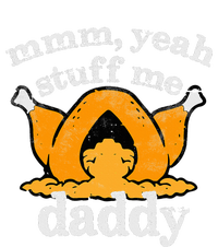 Stuff Me Thanksgiving Daddy Turkey Funny Adult Humor 2024 Womens Cotton Relaxed Long Sleeve T-Shirt