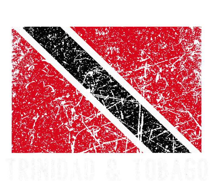 Trinidad And Tobago Distressed Caribbean 7-Panel Snapback Hat