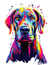 Watercolor Colorful Great Dane Dog T-Shirt