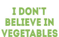 I Dont Believe In Vegetables Funny Picky Meat Eater USA-Made Doggie Bandana