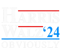 Harris Walz 2024 Obviously Kamala Harris Tim Waltz Election Sustainable Bucket Hat