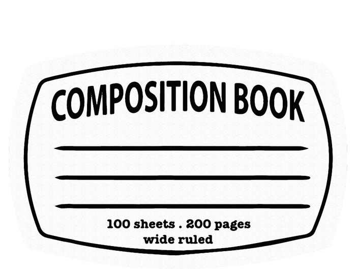 Composition Notebook Costume Matching Group Halloween T-Shirt