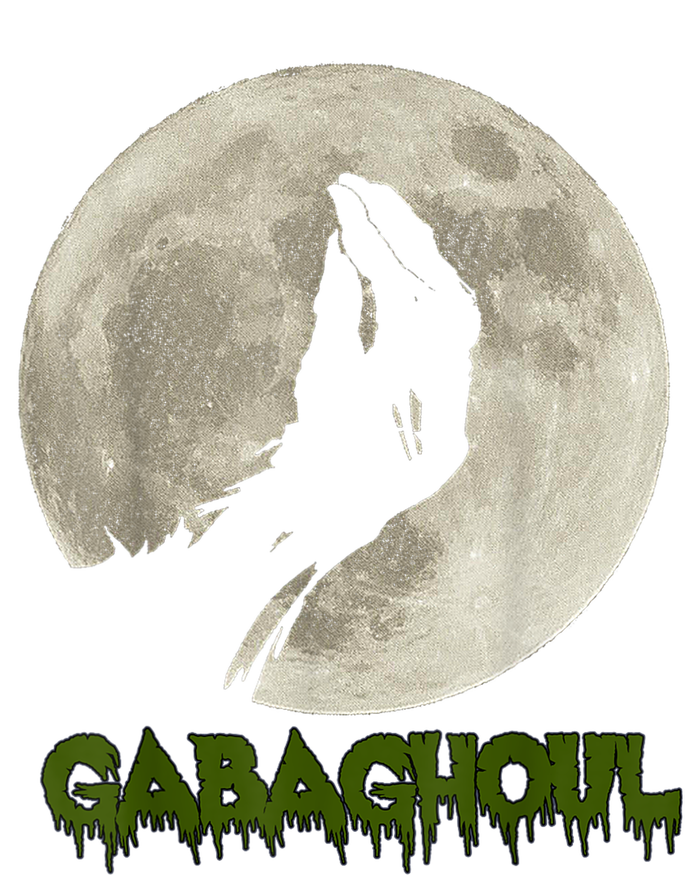 Gabaghoul Funny Hand Moon Halloween Ladies Long Sleeve Shirt