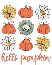 Retro Pumpkins & Daisies Kids Tie-Dye T-Shirt