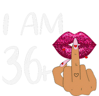 I Am 36 Plus 1 Middle Finger For A 37th Birthday For Women Snapback Five-Panel Rope Hat