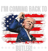 IM Coming Back To Butler Trump Fight Vote Trump President Full Zip Hoodie